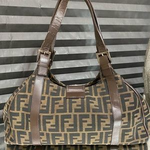 Authentic Vintage Fendi Zucca Bag